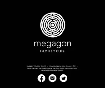 Megagonindustries.com(We're making games) Screenshot