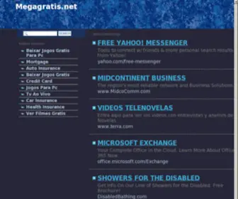 Megagratis.net(Encontre e desbloqueie os melhores sites da Internet do Brasil) Screenshot