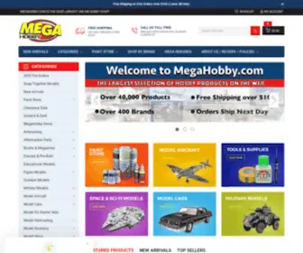 Megahobby.com(The USA's Largest Online Hobby Shop) Screenshot