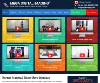 Megaimaging.com(Banner Printing) Screenshot