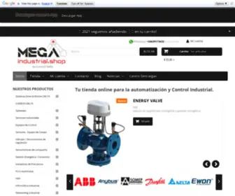 Megaindustrial.shop(Control y la automatización industrial) Screenshot