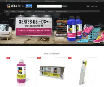 Megaink.biz(Buy inks online) Screenshot