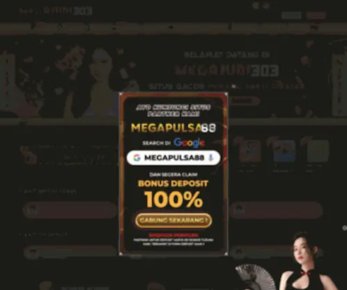 Megajudi1ID.com Screenshot