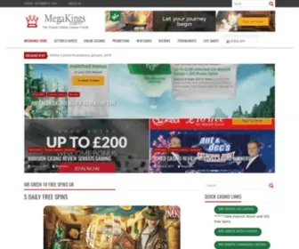 Megakings.com Screenshot
