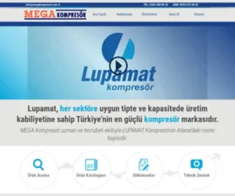 Megakompresor.com.tr(MEGA Kompresör Adana) Screenshot