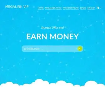 Megalink.vip(MegaLink Shortener URL Monetization) Screenshot