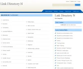 Megalinksdirectory.com.ar(Link Directory N) Screenshot