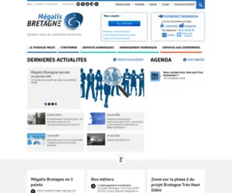Megalisbretagne.org(Syndicat mixte de coopération territoriale) Screenshot