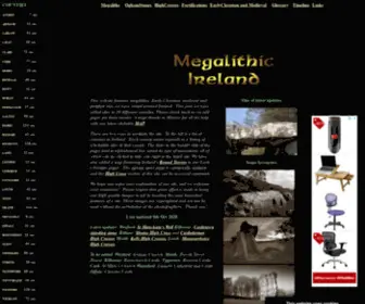 Megalithicireland.com(Megalithic Ireland) Screenshot