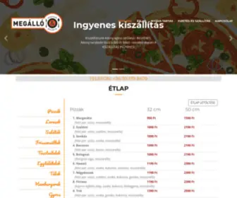 Megallopizza.hu(Megálló Étterem és Pizzéria) Screenshot