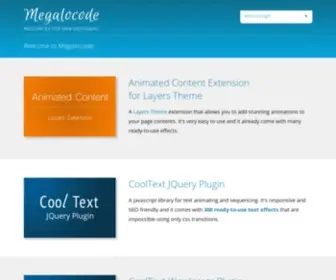 Megalocode.com(Megalocode web site) Screenshot