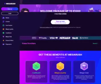 Megalotto.com(MegaRush) Screenshot