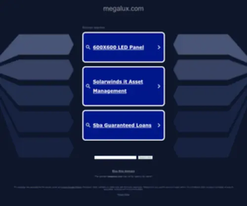 Megalux.com(megalux) Screenshot