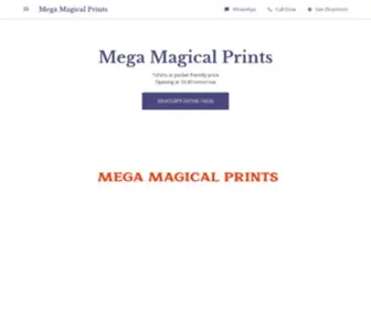 Megamagicalprints.com(Mega Magical Prints) Screenshot