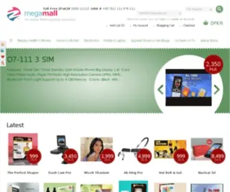 Megamall.com.pk(Pakistan's Largest Online Family Store) Screenshot