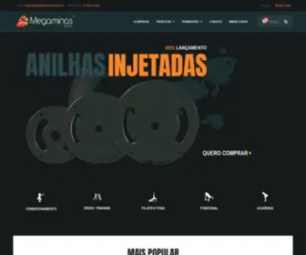 Megaminassports.com.br(Tudo para o seu centro de treinamento) Screenshot