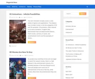 Megamindideas.com(Megamind Ideas) Screenshot