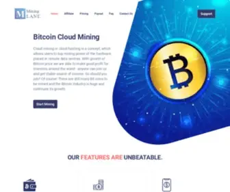 Megamining.website(The best method to earn free bitcoin) Screenshot