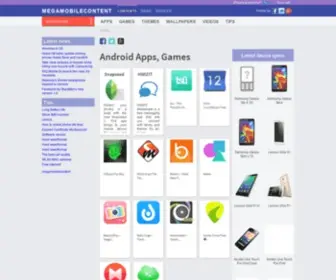 Megamobilecontent.com(Mobile Games) Screenshot