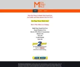 Megamoneymailz.com(Mega Money Mailz) Screenshot