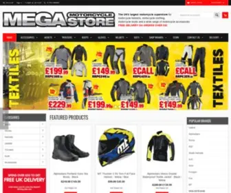 Megamotorcyclestore.co.uk(Mega Motorcycle Store) Screenshot