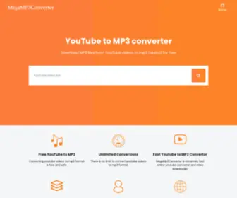 MegaMP3Converter.com(YouTube to Mp3 Converter) Screenshot