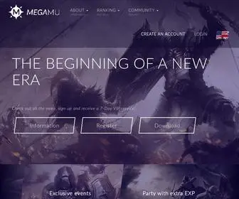 Megamu.net(Mu Online) Screenshot