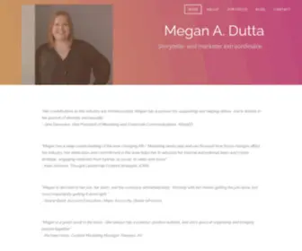 Meganadutta.com(Megan A. Dutta) Screenshot