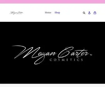 Megancartercosmetics.com(Megan Carter Cosmetics) Screenshot