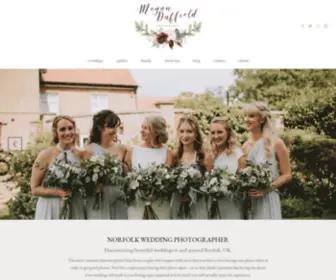 Meganduffield.com(Norfolk Wedding Photographer) Screenshot