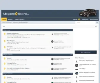 Megane-Board.de(Renault Megane Tuning Community und Renault Forum) Screenshot
