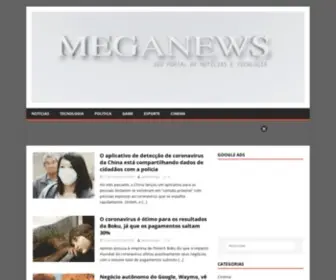 Meganews.tech(Seu portal de noticias e tecnologia) Screenshot