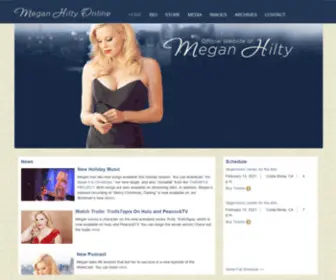 Meganhiltyonline.com(Megan Hilty Online) Screenshot
