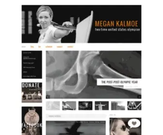 Megankalmoe.com(Three-Time United States Olympian) Screenshot