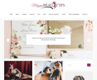 Megansbeautytips.com(Megan's Beauty Tips) Screenshot