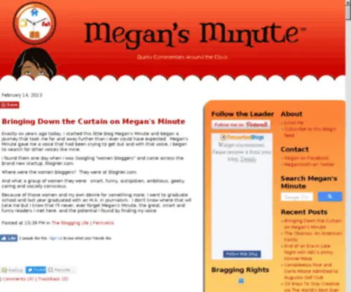 Megansminute.com(TV reviews) Screenshot