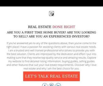 Meganzadeh.com(Yashar Einy & Megan Zadeh Real Estate) Screenshot