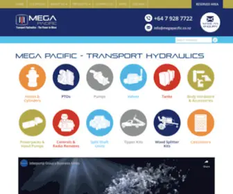 Megapacific.co.nz(Mega Pacific New Zealand) Screenshot