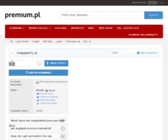 Megaparty.pl(Giełda domen) Screenshot