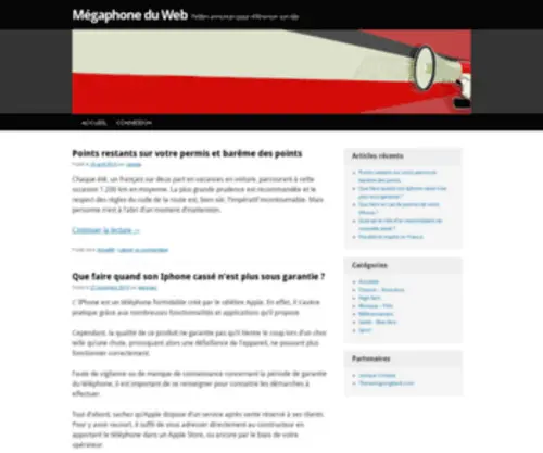 Megaphone-DU-Web.fr(Erreur) Screenshot