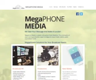 Megaphone-Media.com(Megaphone Media) Screenshot