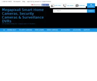 Megapixall.com(Megapixall Security Cameras) Screenshot
