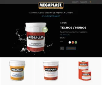 Megaplast.com.ar(Impermeabilización) Screenshot