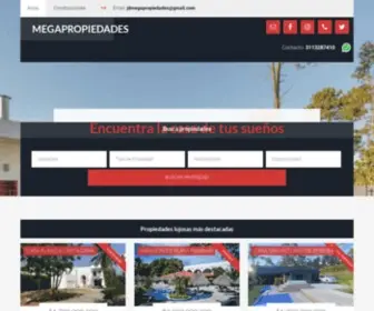 Megapropiedades.co(Casas, fincas, lotes en Medellín y Oriente Antioqueño) Screenshot