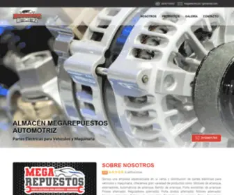 Megarepuestosbga.com(ALMACÉN) Screenshot