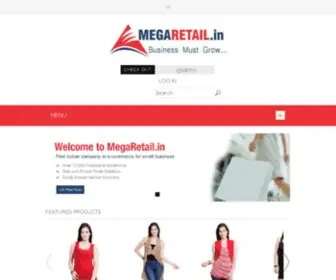 Megaretail.in(MegaRetail) Screenshot