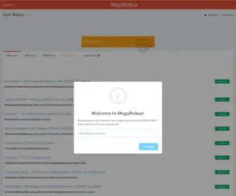 Megarobux.com(Megarobux) Screenshot