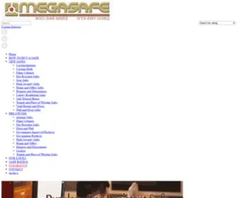 Megasafe.com(Selling Safes and Vaults Since 1914) Screenshot