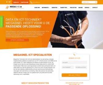 Megasnel.nl(Dé ICT specialist) Screenshot