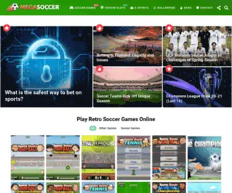 Megasoccer.com(Play Head Soccer & Football Themed Slots at MegaSoccer.com) Screenshot